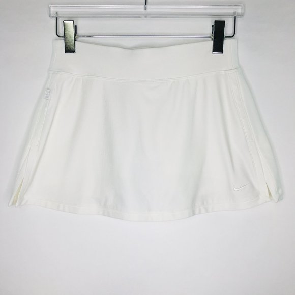 Nike Dri-FIT Dresses & Skirts - Nike Dri-FIT Skirt Skort 13” Stretch White Golf Tennis Size S (4-6)